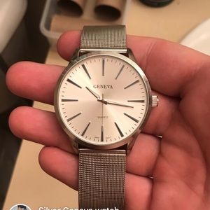Silver watch
